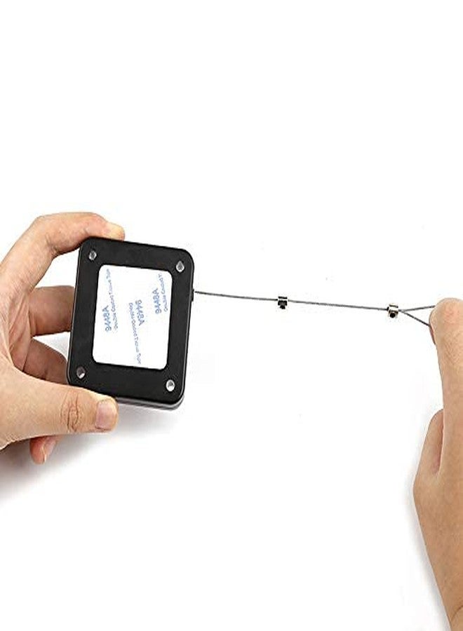 Delzon ملصقات إغلاق الأبواب الأوتوماتيكية ذاتية اللصق من ديلزون مع رباط، لإغلاق الأبواب الداخلية بدون حفر وسهلة التركيب (أسود) - Image 4